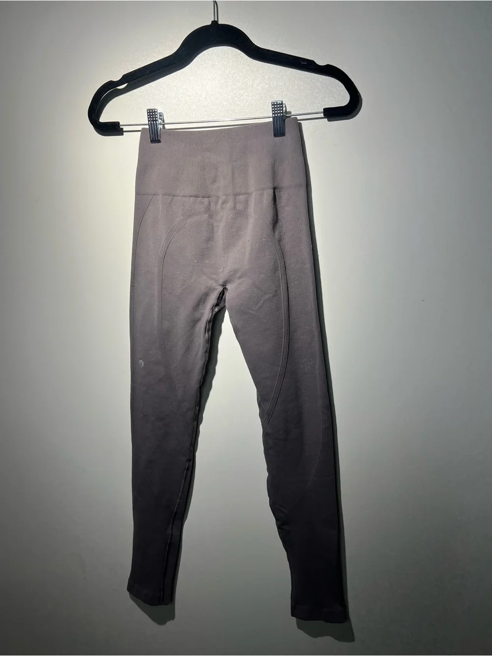 Lululemon Swift Speed Seamless Leggings Gray Speckled Sz 2